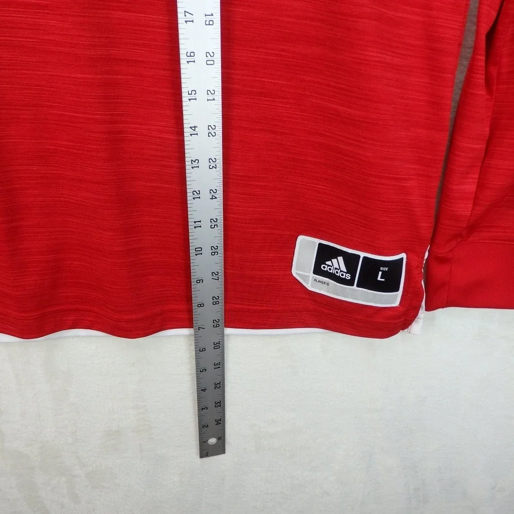 Wisconsin Badgers On-Court Performance Long Sleeve Shirt Men's Large Spell‎ Out